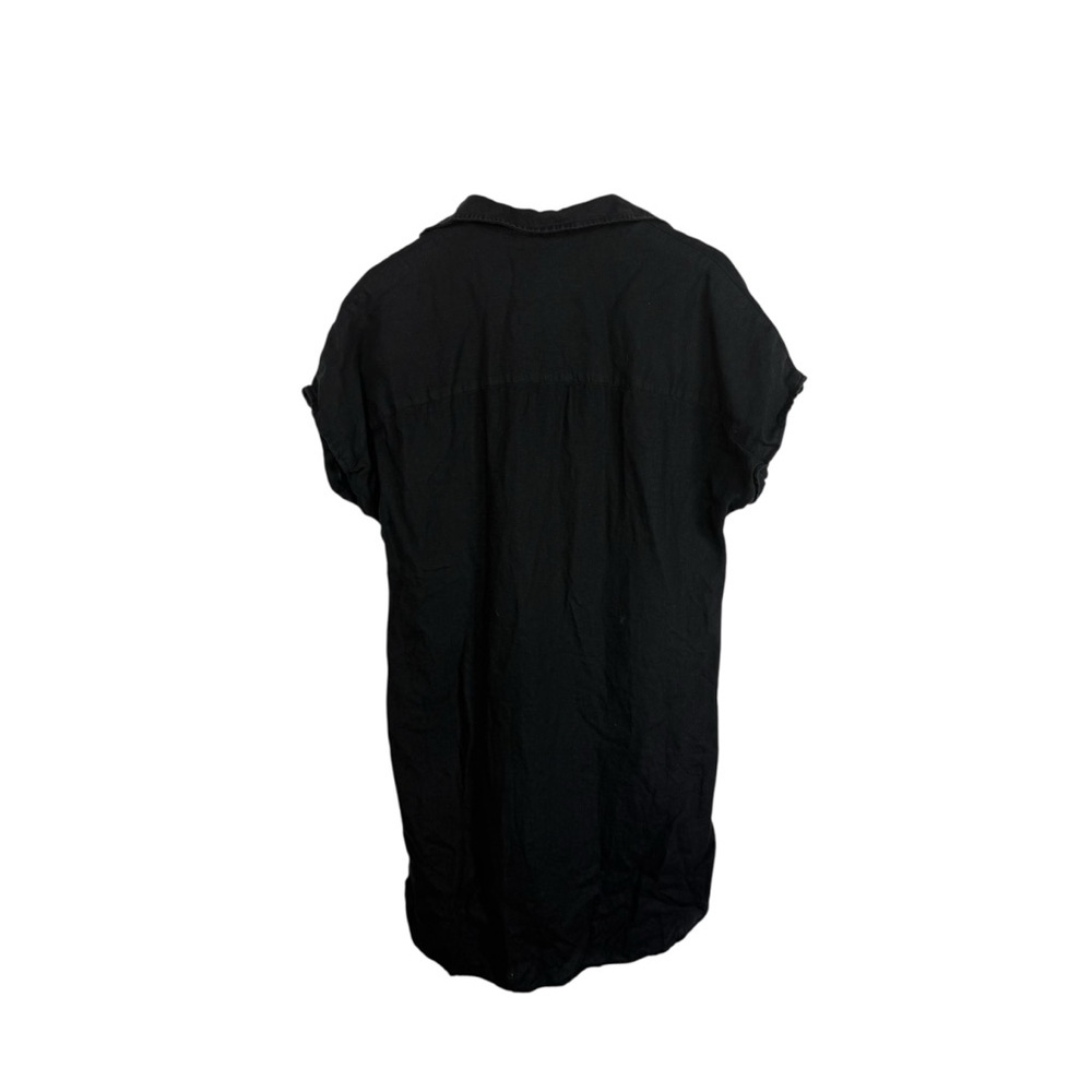 Frank & Eileen Grayson The Artist Short Sleeve Linen Dress in Black Size 1 (XS) - Picture 7 of 11